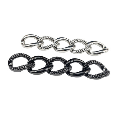 女士包包点钻合金纽链侧身华体会在线_华体会(中国)
 diy斜挎包配件金属挂链定制