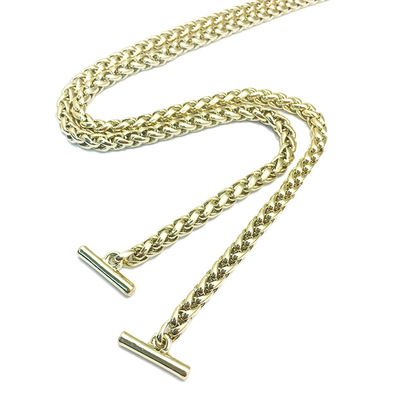 灯笼链包包华体会在线_华体会(中国)
箱包五金配件浅金色BSK链金属孖圆链包包配件直供 - 5